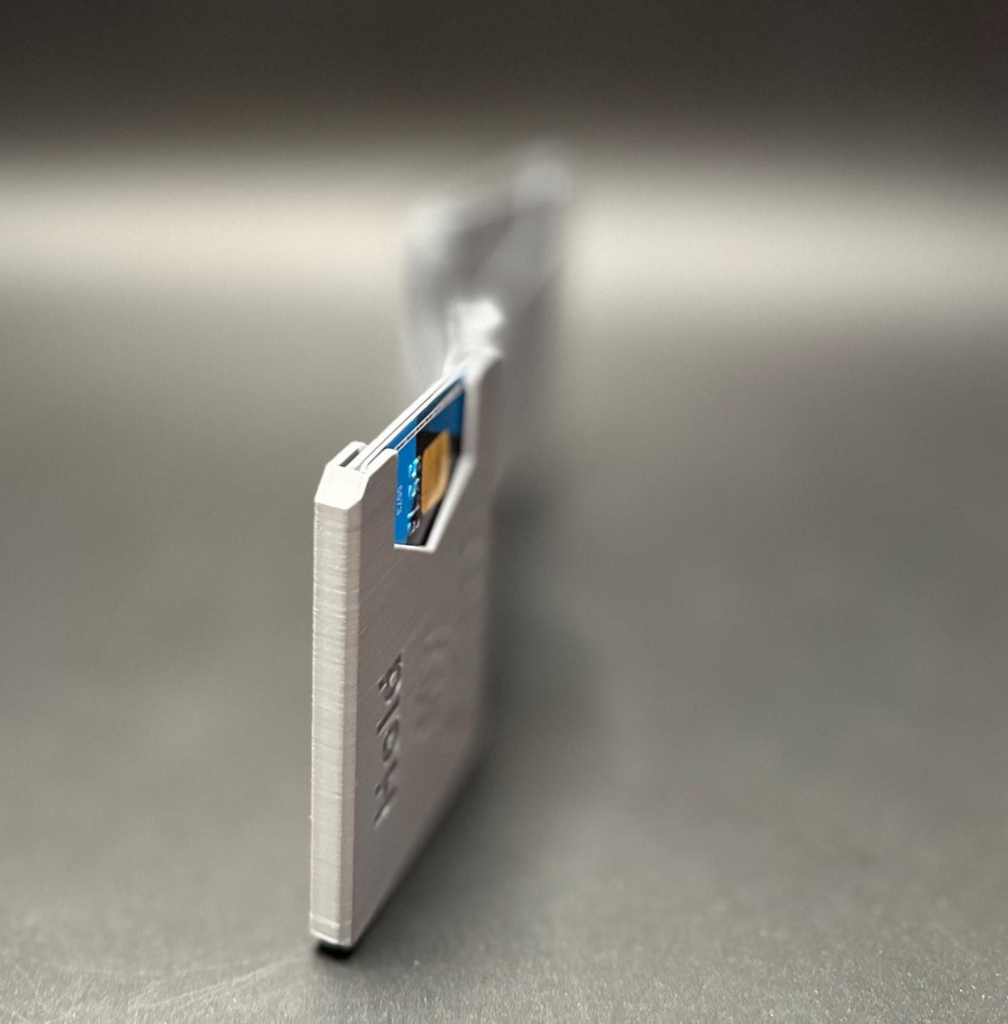 Customized Grey Trifold Wallet - Your Name, Your Style!