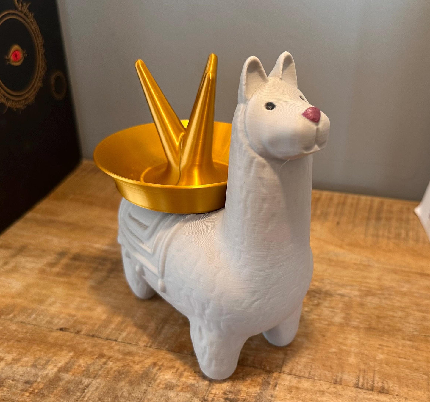Alpaca Jewelry Holder – Cute Ring & Trinket Dish with Color Options