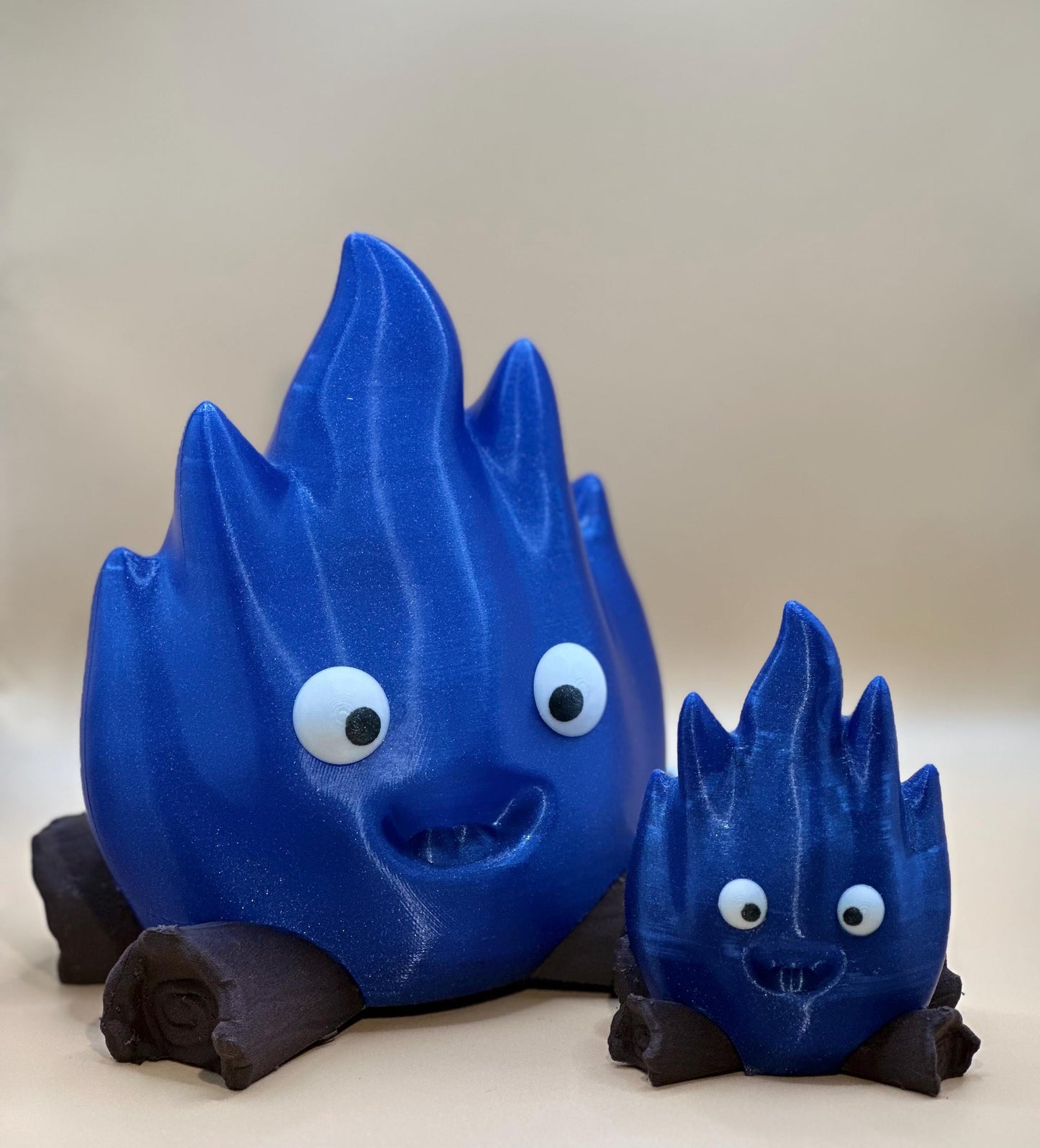 Small and Large blue fire daemon