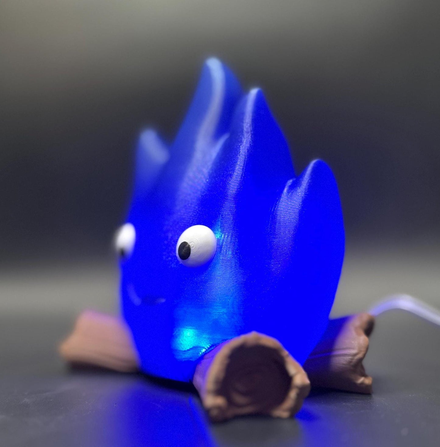 Cool Blue Spirit Light with Flickering Effect - Add Mystical Vibes to Your Space