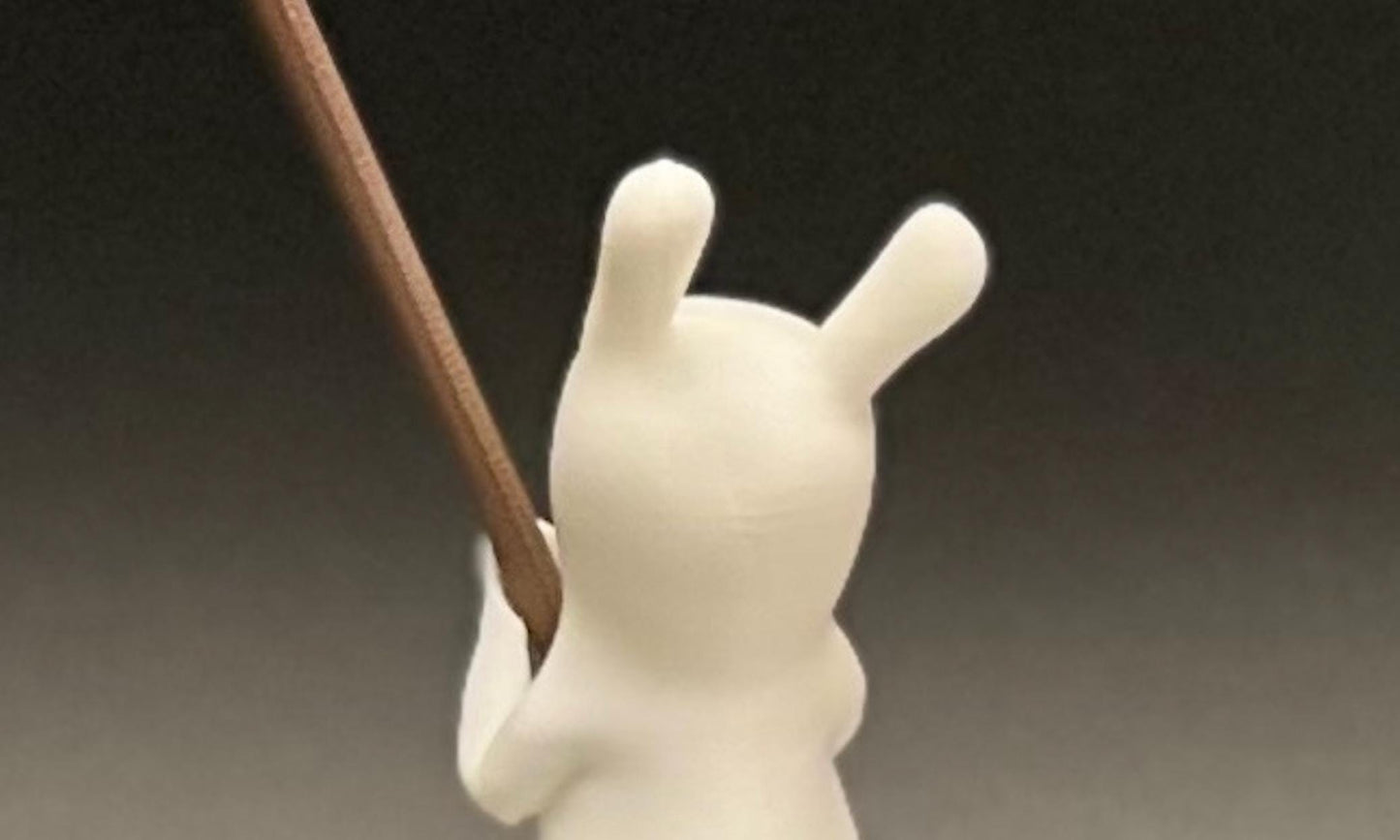 Whimsical Cat Adventurer with Slug Tail Light