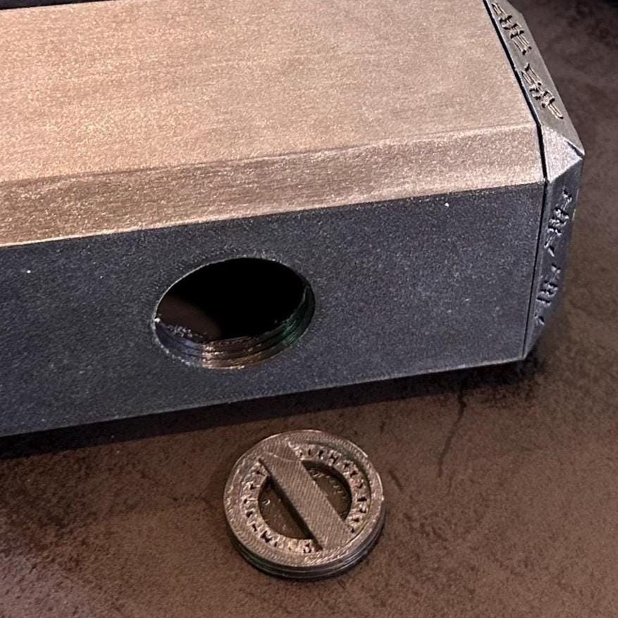 Thor’s Hammer Door Stopper | Fillable Mjølnir with Metallic Finish