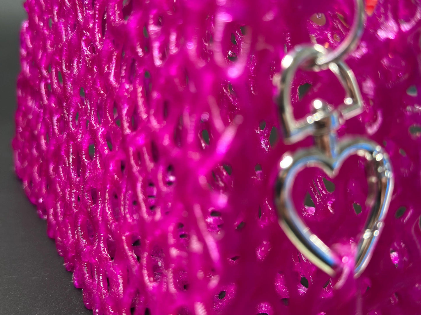 Stylish Magenta Clutch Handbag: Hot Pink Shoulder Strap Purse, Eco-Friendly Bold Fashion Accessory