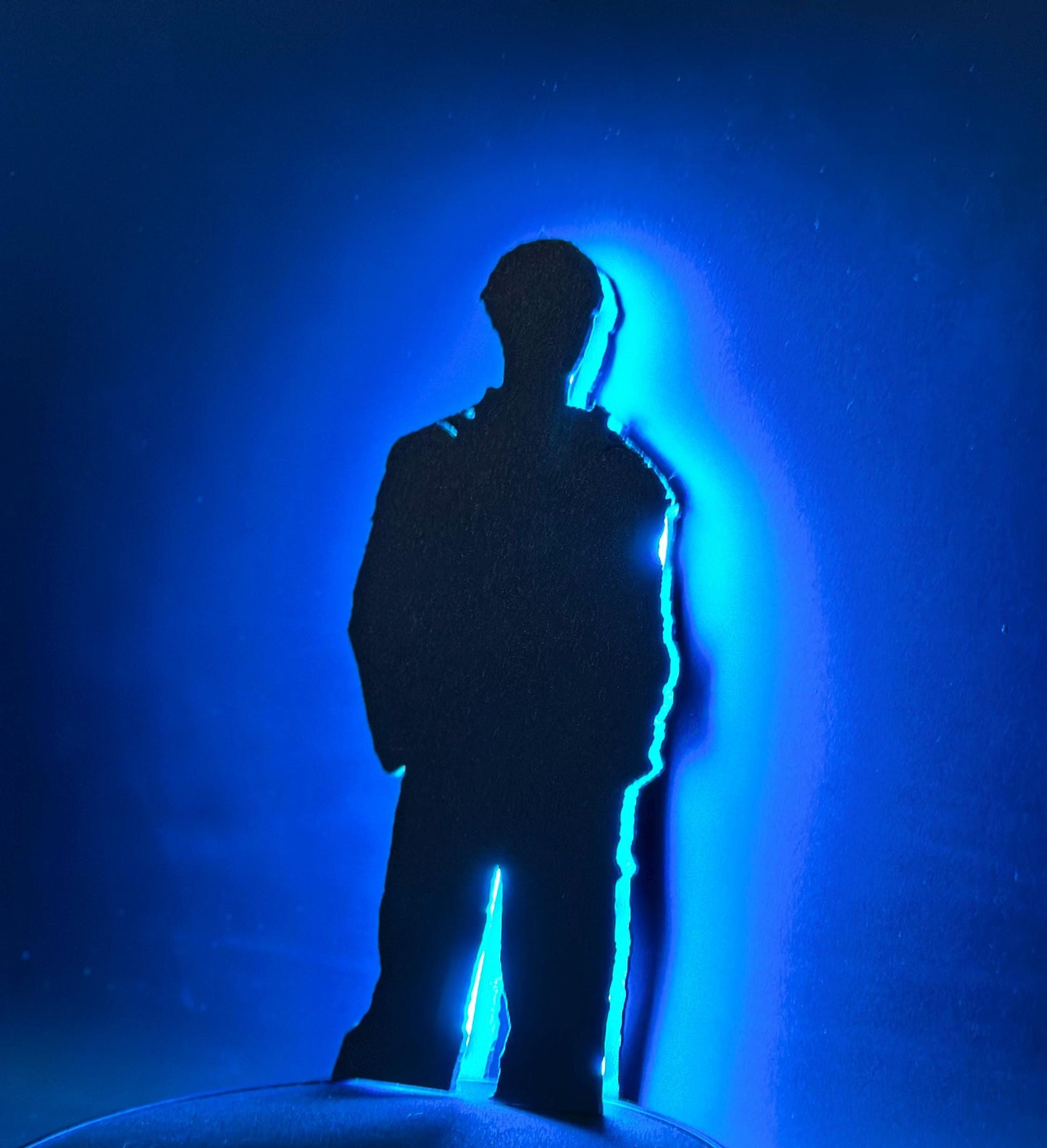 Bang Chan LED Silhouette Lamp: Color-Changing K-Pop Decor, Stray Kids Room Light, Fan Gift