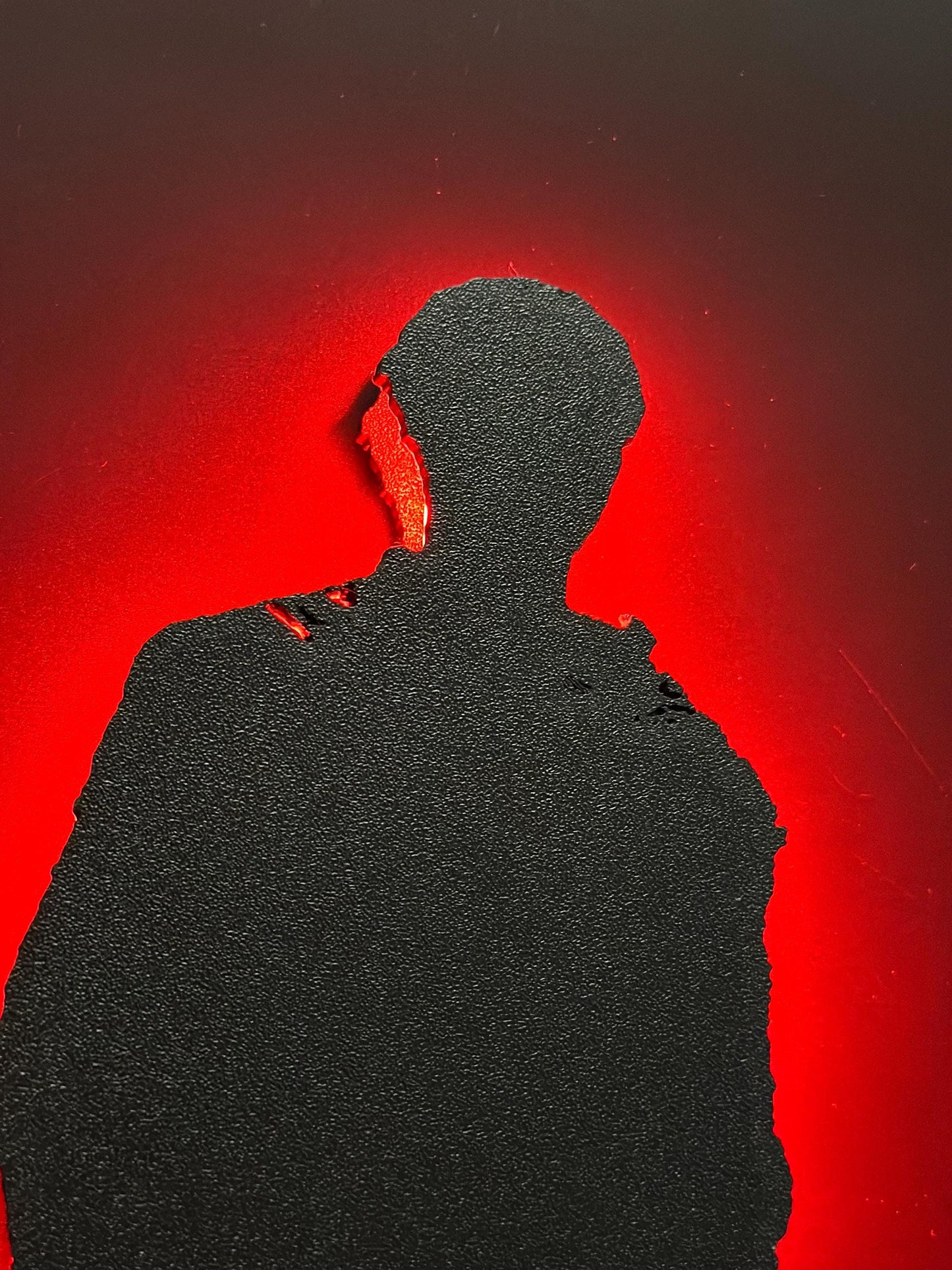 Bang Chan LED Silhouette Lamp: Color-Changing K-Pop Decor, Stray Kids Room Light, Fan Gift