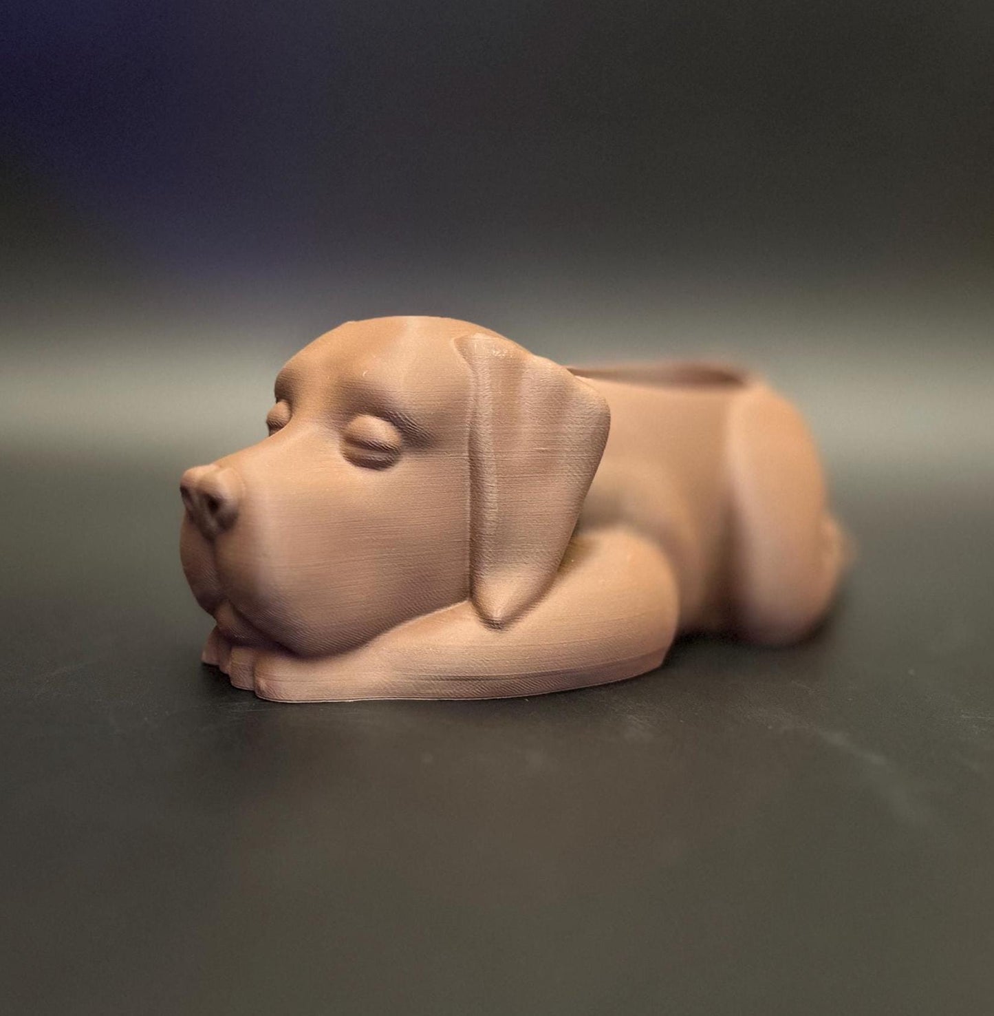Unique Planter: Chocolate Labrador Planter - Succulent Pot, Chocolate Lab Gifts