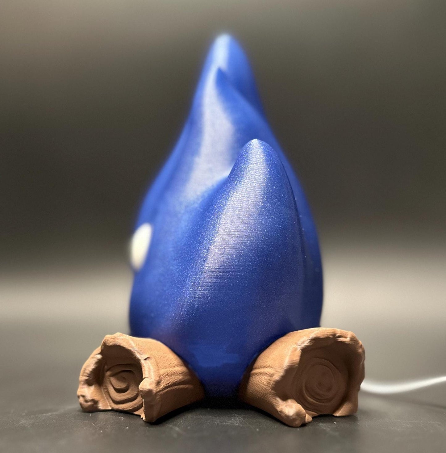 Cool Blue Spirit Light with Flickering Effect - Add Mystical Vibes to Your Space