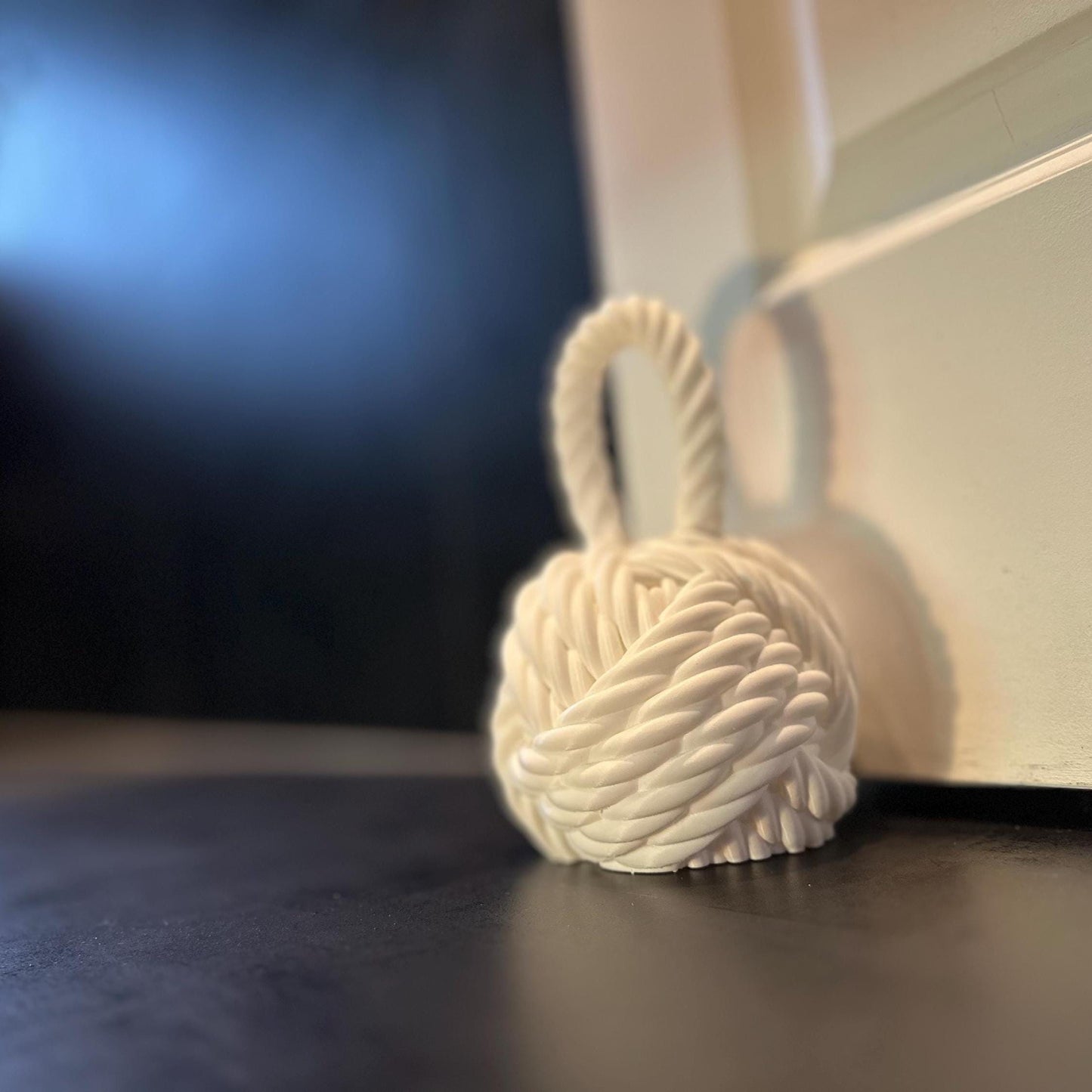 Nautical Knot Door Stopper | Fillable Rope Knot Weight for Doors