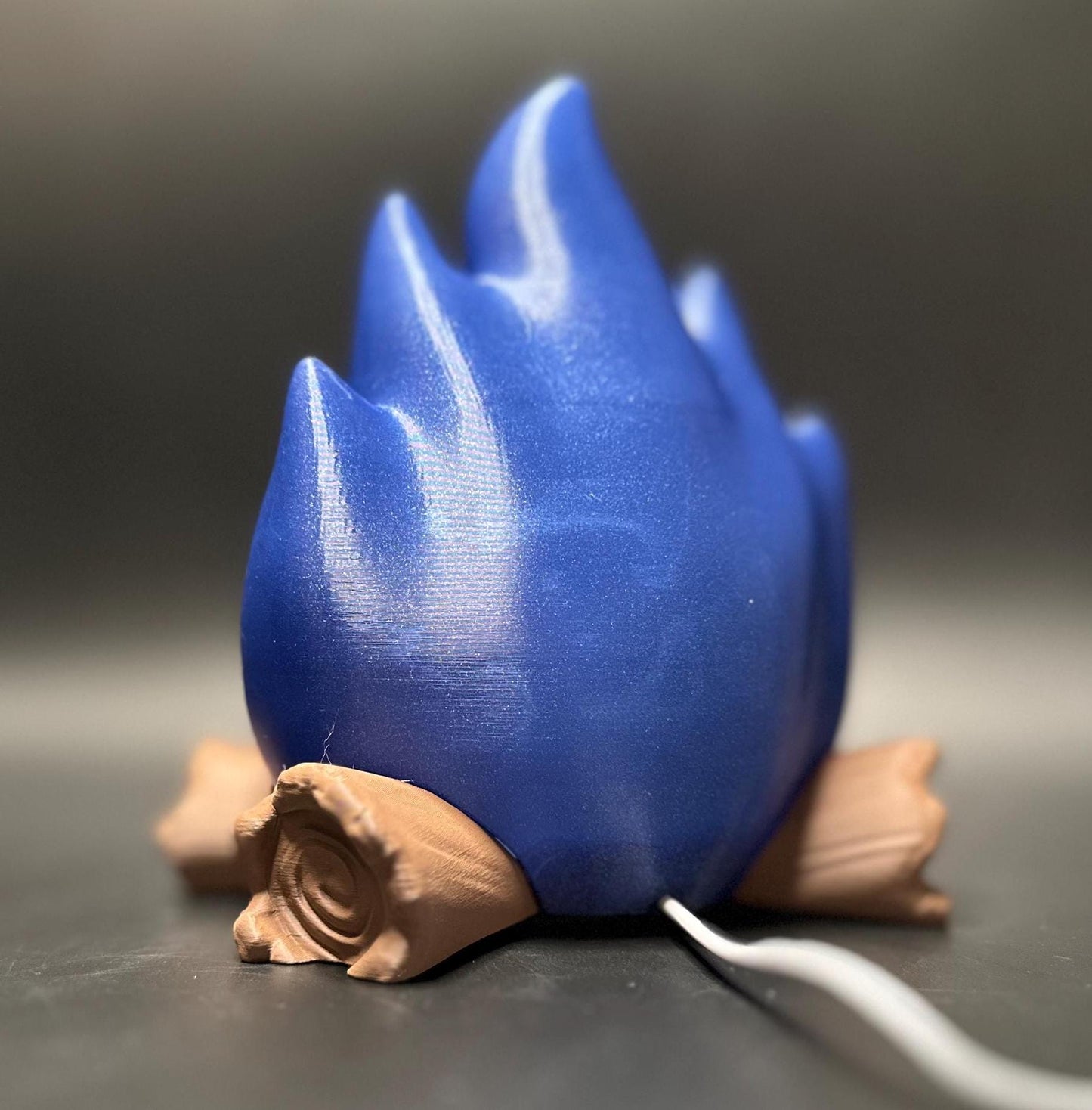 Cool Blue Spirit Light with Flickering Effect - Add Mystical Vibes to Your Space