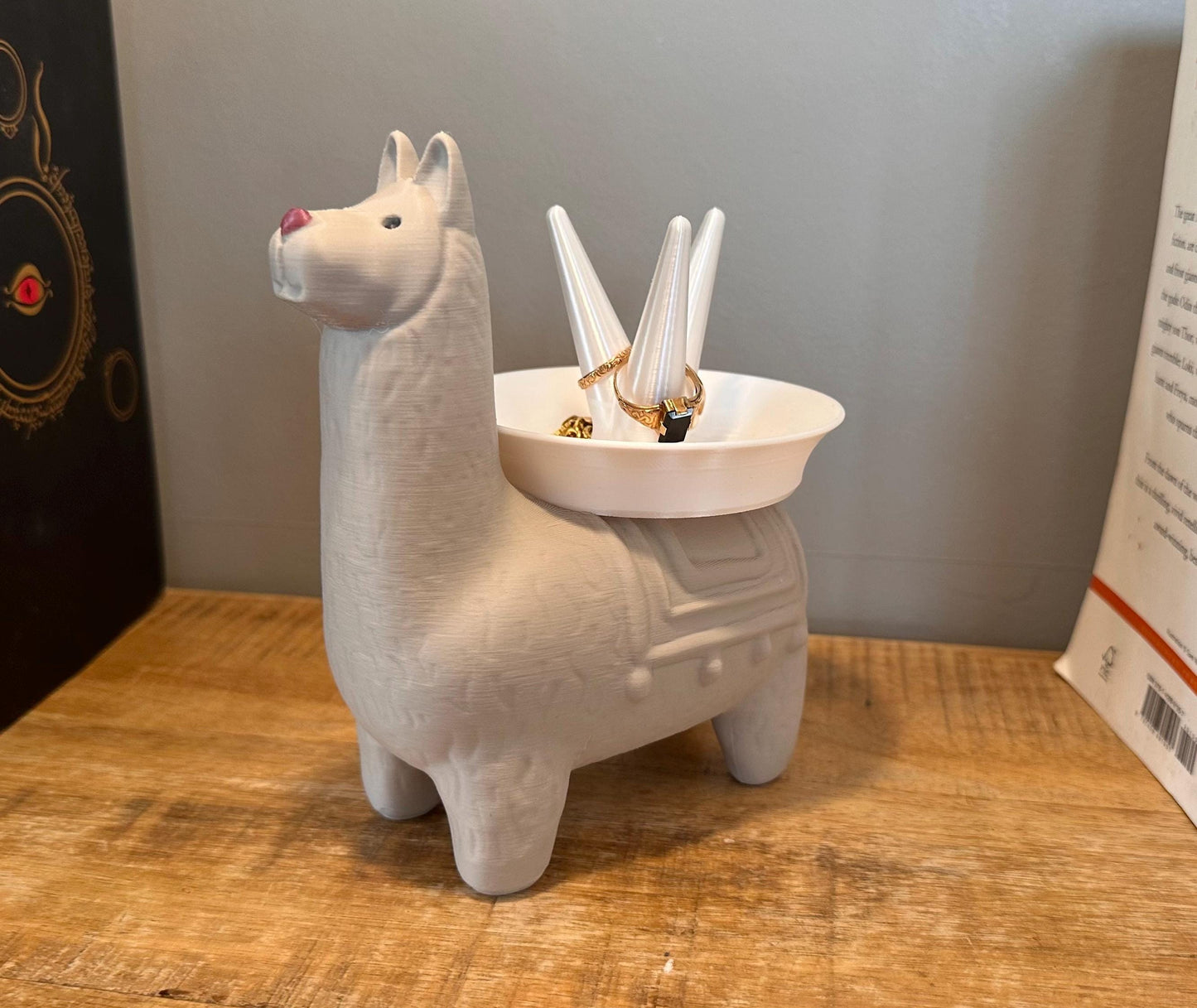 Alpaca Jewelry Holder – Cute Ring & Trinket Dish with Color Options