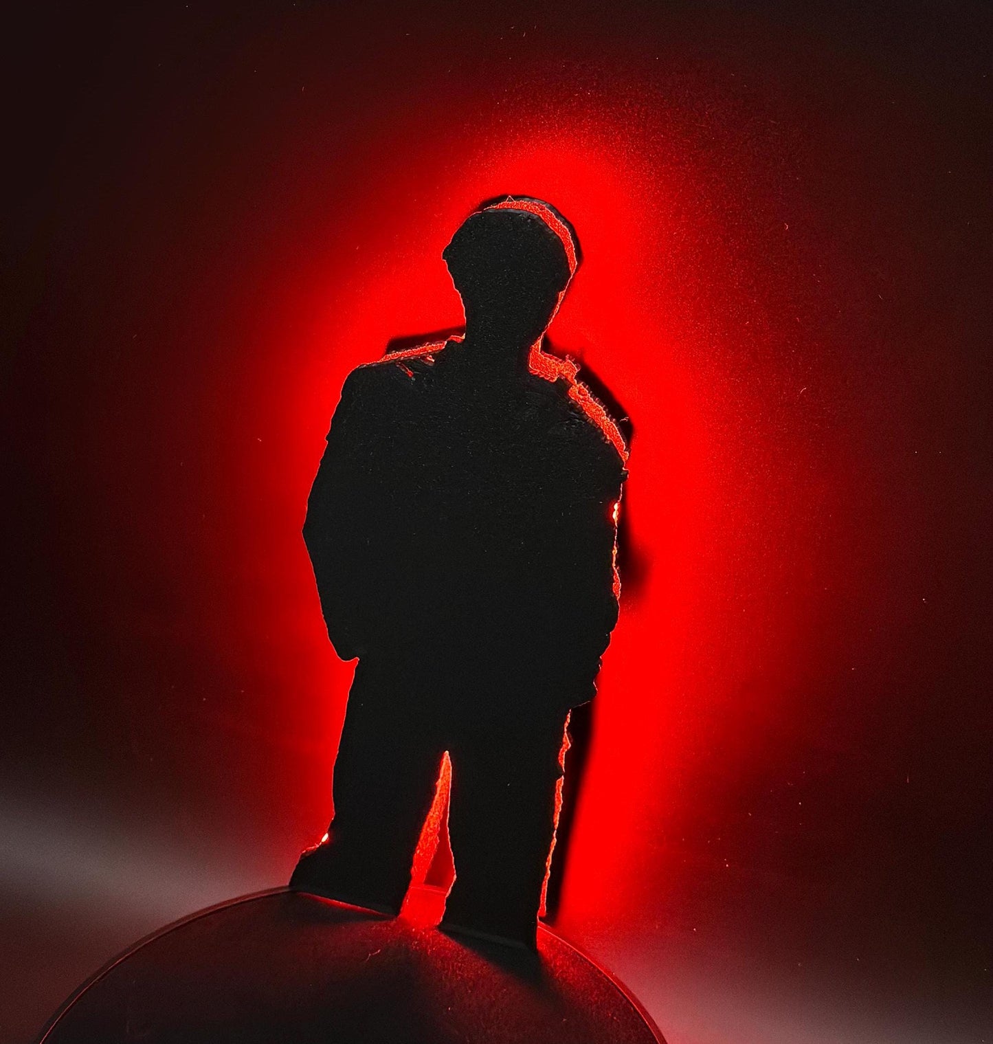 Bang Chan LED Silhouette Lamp: Color-Changing K-Pop Decor, Stray Kids Room Light, Fan Gift