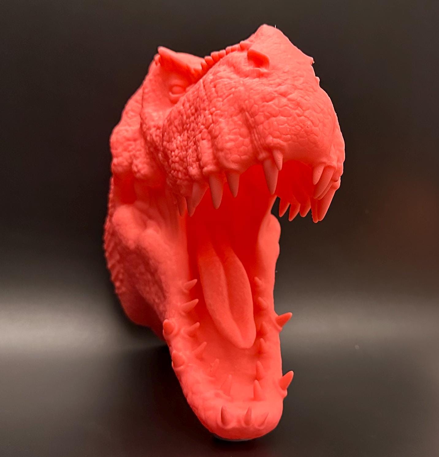 Fierce & Fabulous Bubblegum Pink T-Rex Desk Sculpture