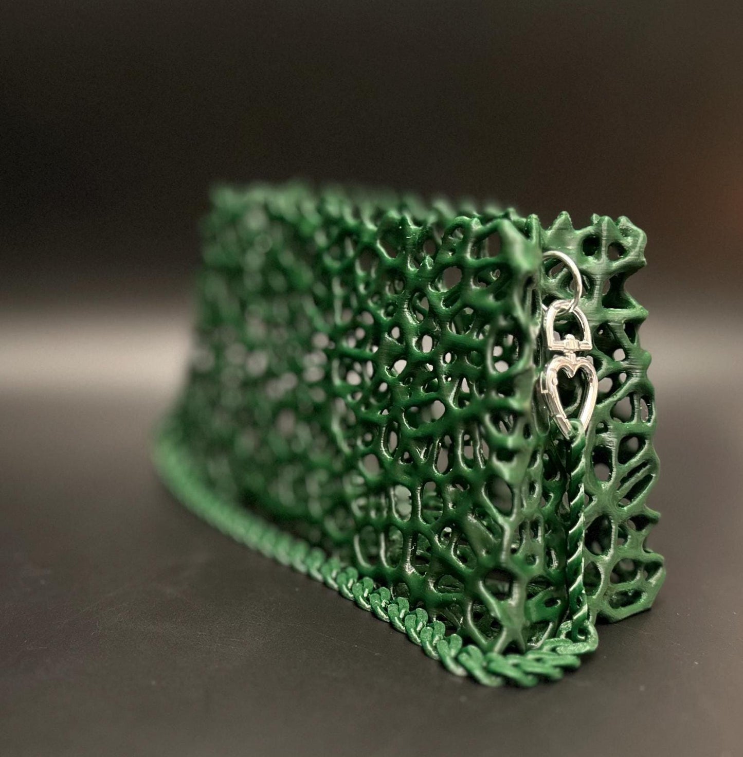 Emerald Green 3D-Printed Purse – Bold and Stylish Handbag for Every Occasion