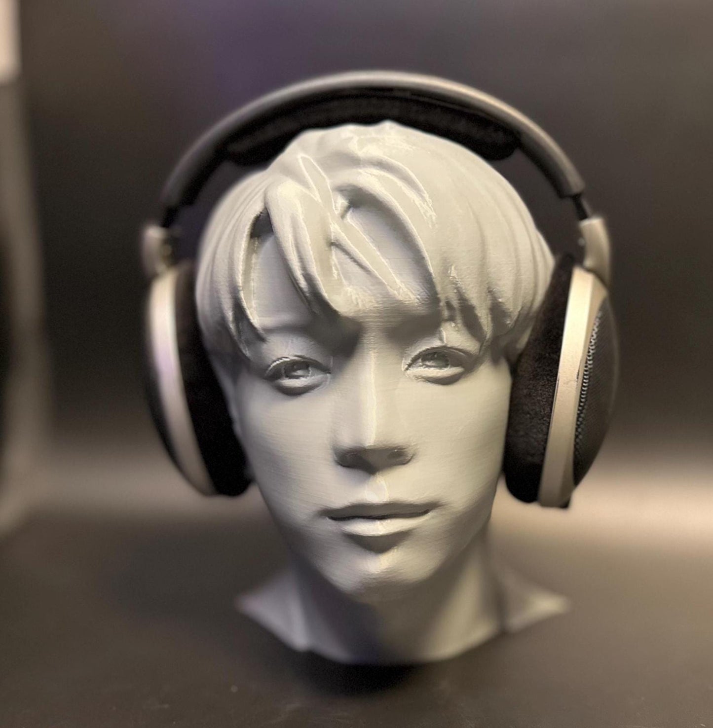 Add a touch of BTS magic to your space with this practical yet stylish headphone stand. Let Jungkook-inspired design light up your day!
