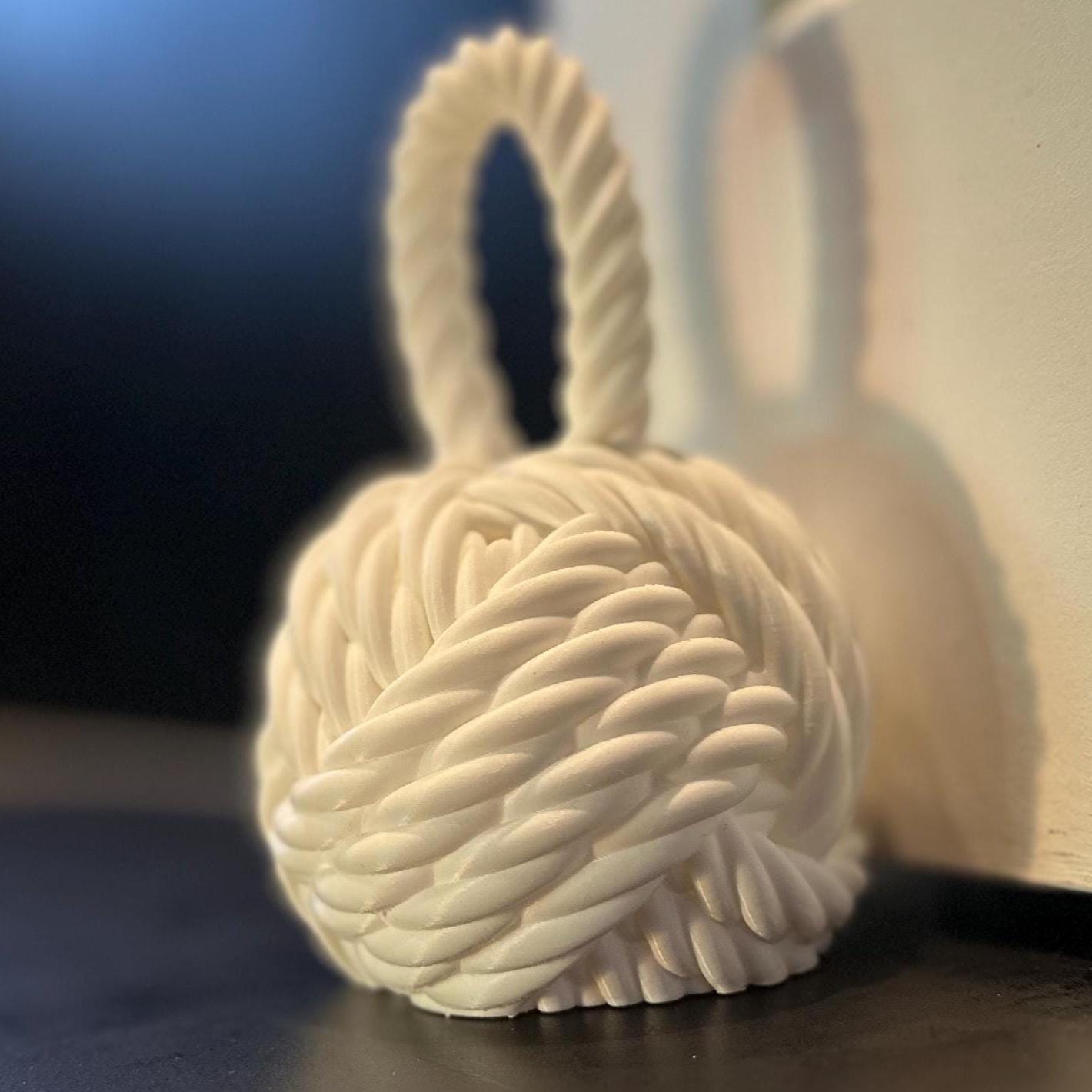 Nautical Knot Door Stopper | Fillable Rope Knot Weight for Doors