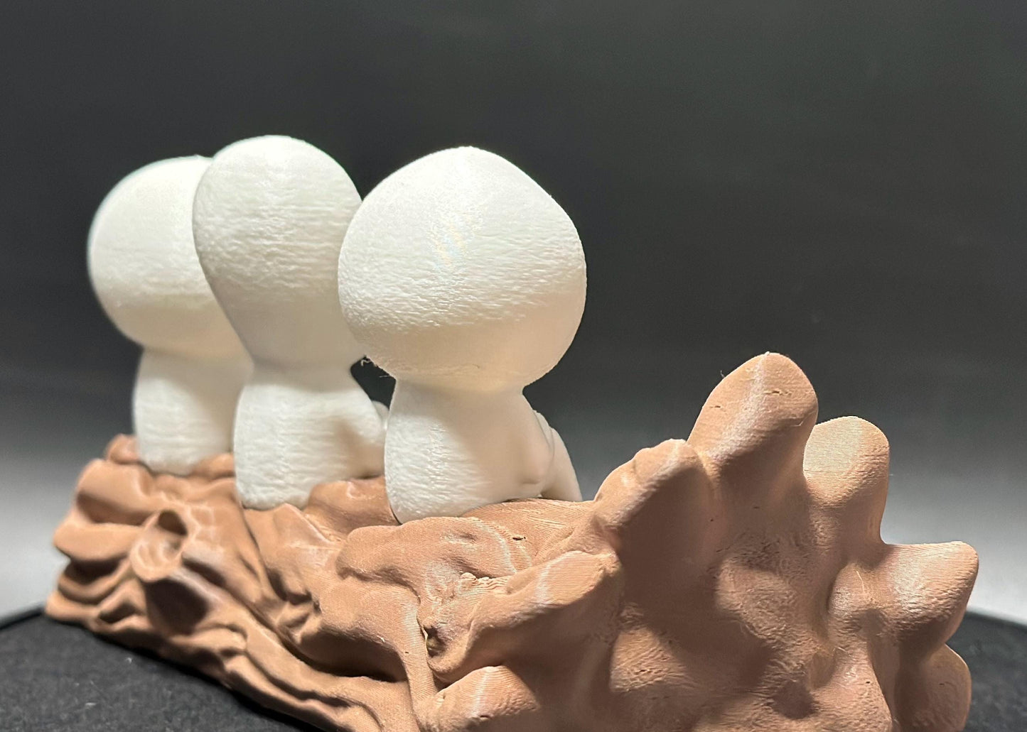 Enchanted Forest Kodama Night Light: Whimsical Glowing Woodland Spirits Lamp for Magical Home Decor
