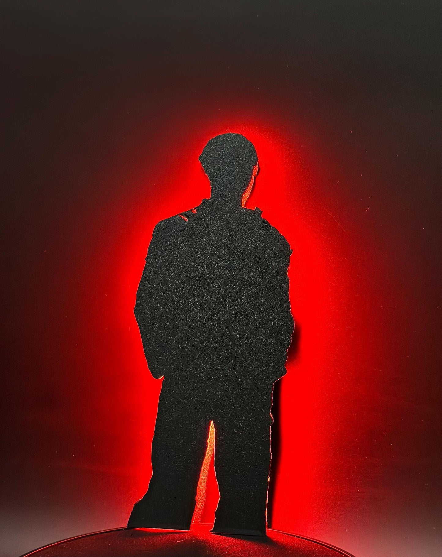 Bang Chan LED Silhouette Lamp: Color-Changing K-Pop Decor, Stray Kids Room Light, Fan Gift