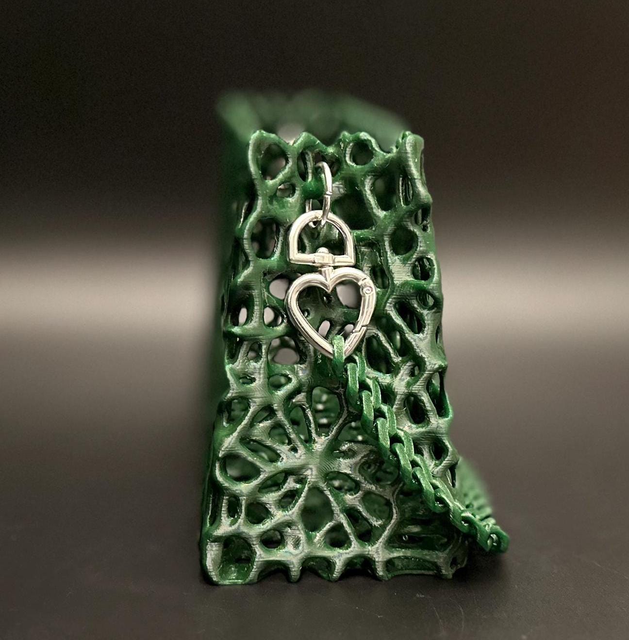 Emerald Green 3D-Printed Purse – Bold and Stylish Handbag for Every Occasion