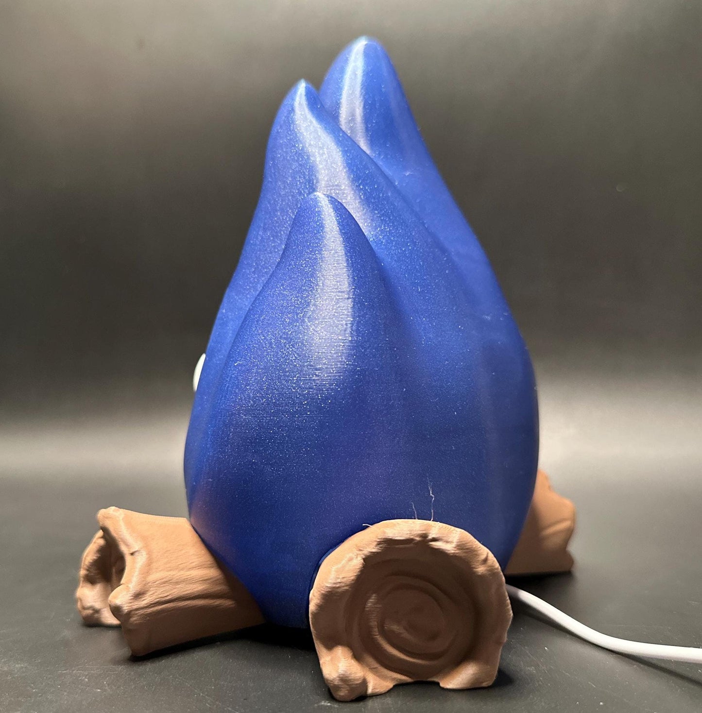 Cool Blue Spirit Light with Flickering Effect - Add Mystical Vibes to Your Space