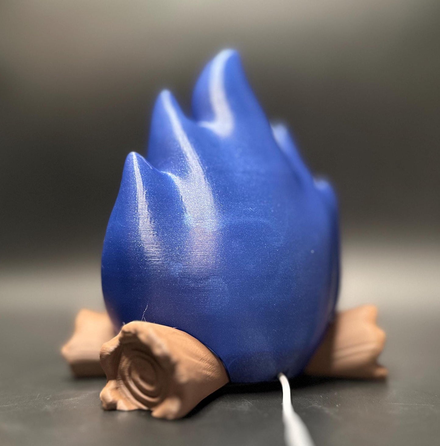 Cool Blue Spirit Light with Flickering Effect - Add Mystical Vibes to Your Space
