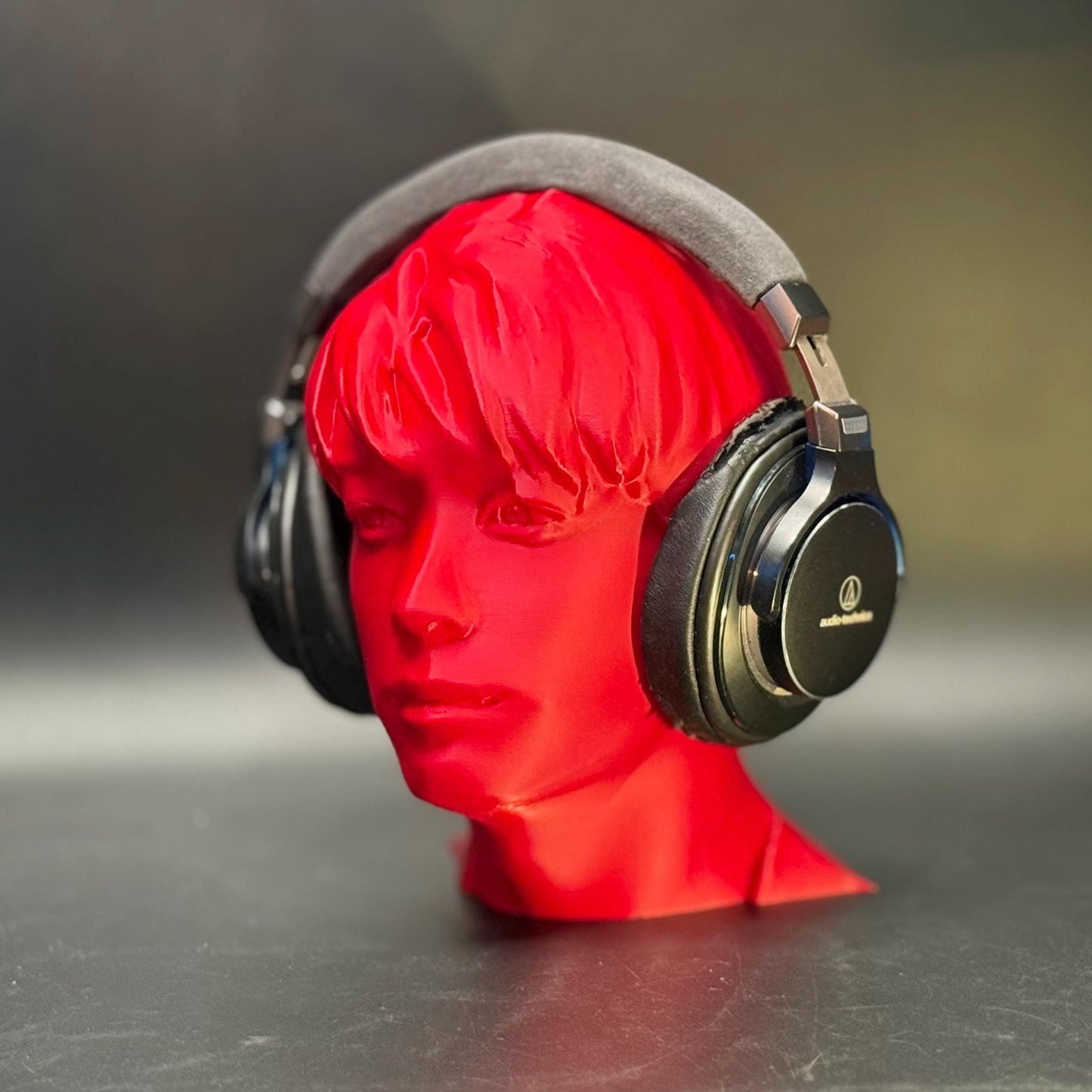 Jungkook Headphone Stand β Flaming hot BTS K-Pop for ARMY Fans