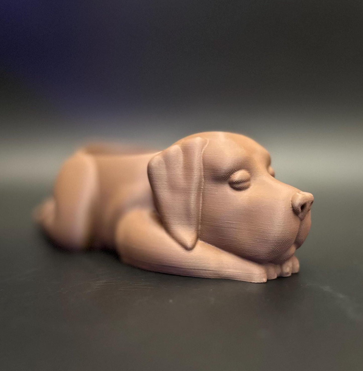 Unique Planter: Chocolate Labrador Planter - Succulent Pot, Chocolate Lab Gifts