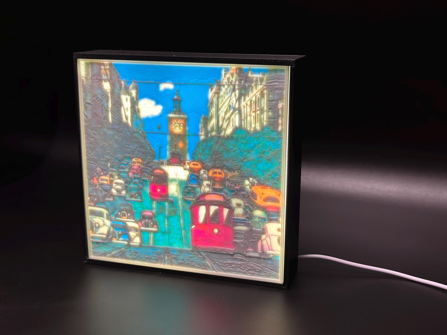 City Vibes LED Lamp Inspired by Urban Ghibli Art