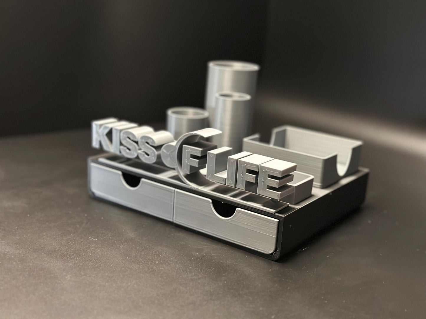 Kiss of Life K-Pop Inspired Desk Organizer with Drawers for Stationery