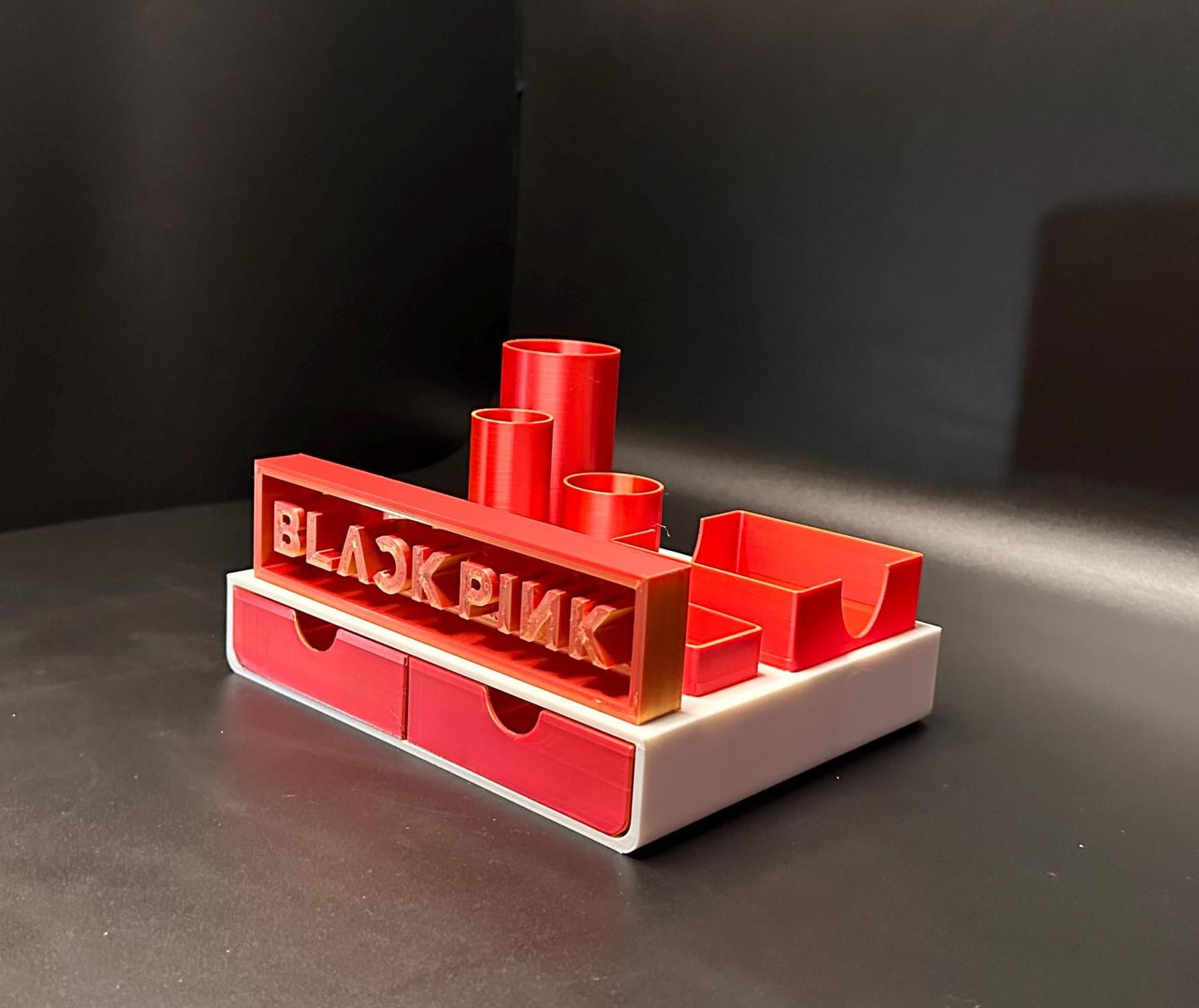 Unique BlackPink K-Pop Desk Organizer with Drawers for Dedicated Fans
