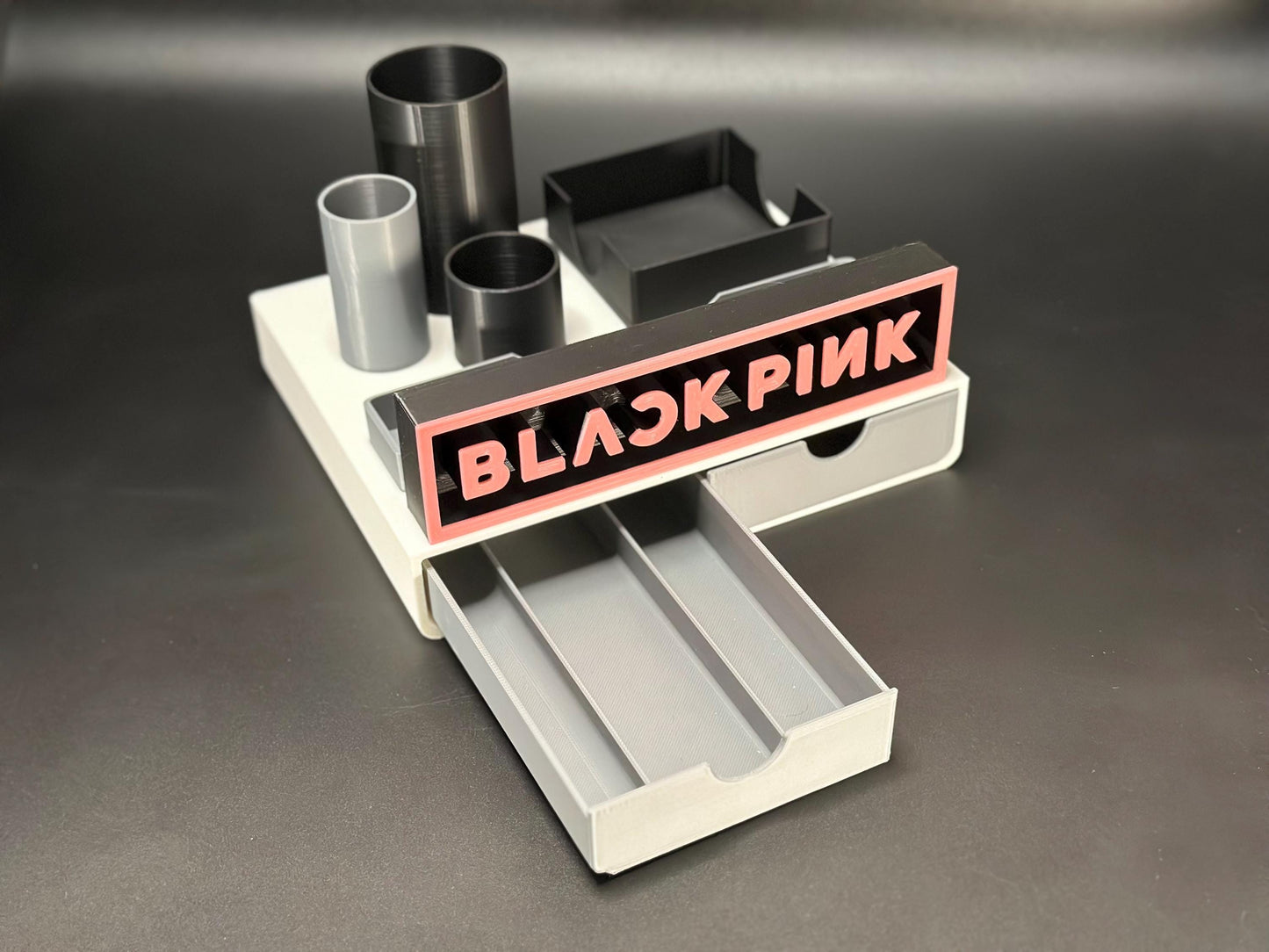 Unique BlackPink K-Pop Desk Organizer with Drawers for Dedicated Fans