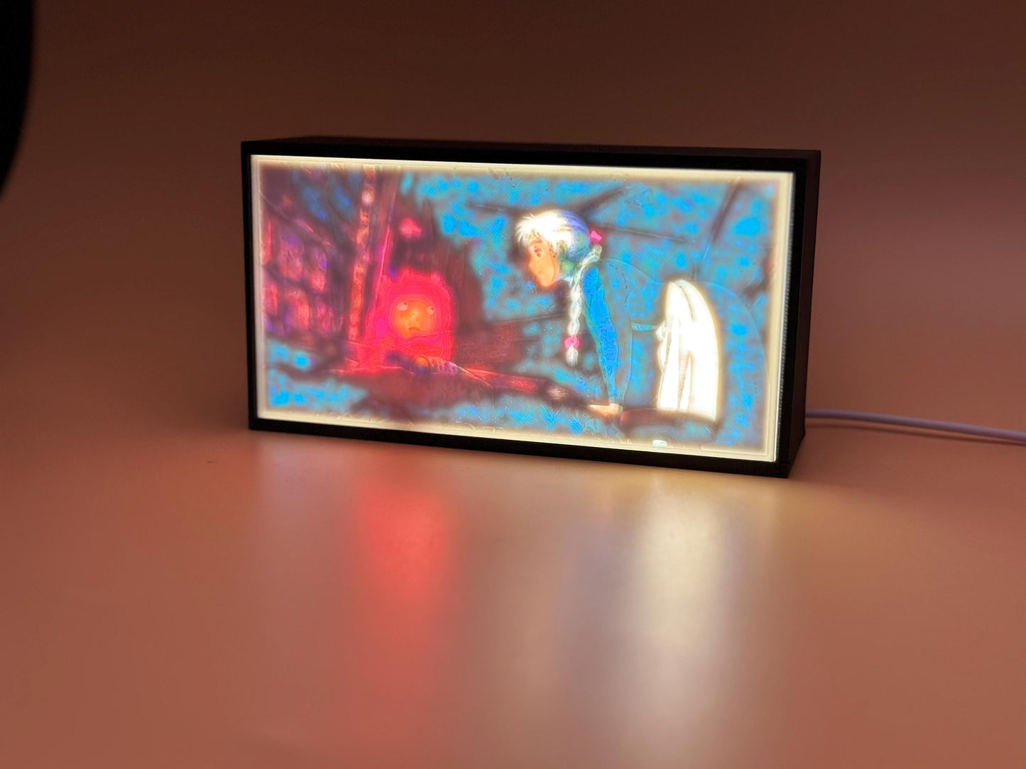 Enchanting Fantasy-Inspired Night Light Lamp with Flickering Effect