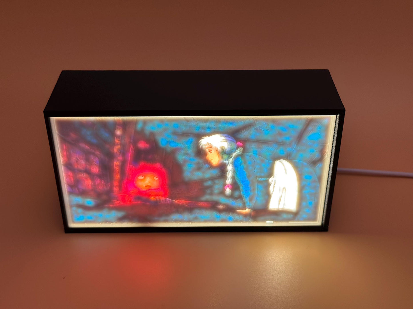 Enchanting Fantasy-Inspired Night Light Lamp with Flickering Effect