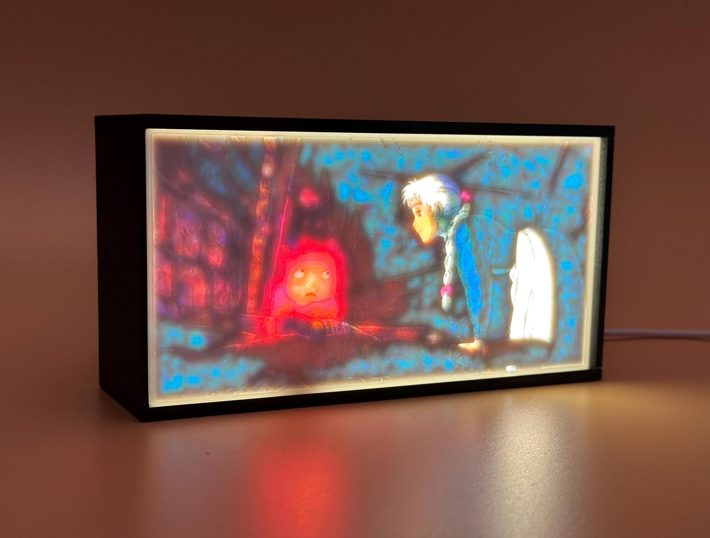 Enchanting Fantasy-Inspired Night Light Lamp with Flickering Effect