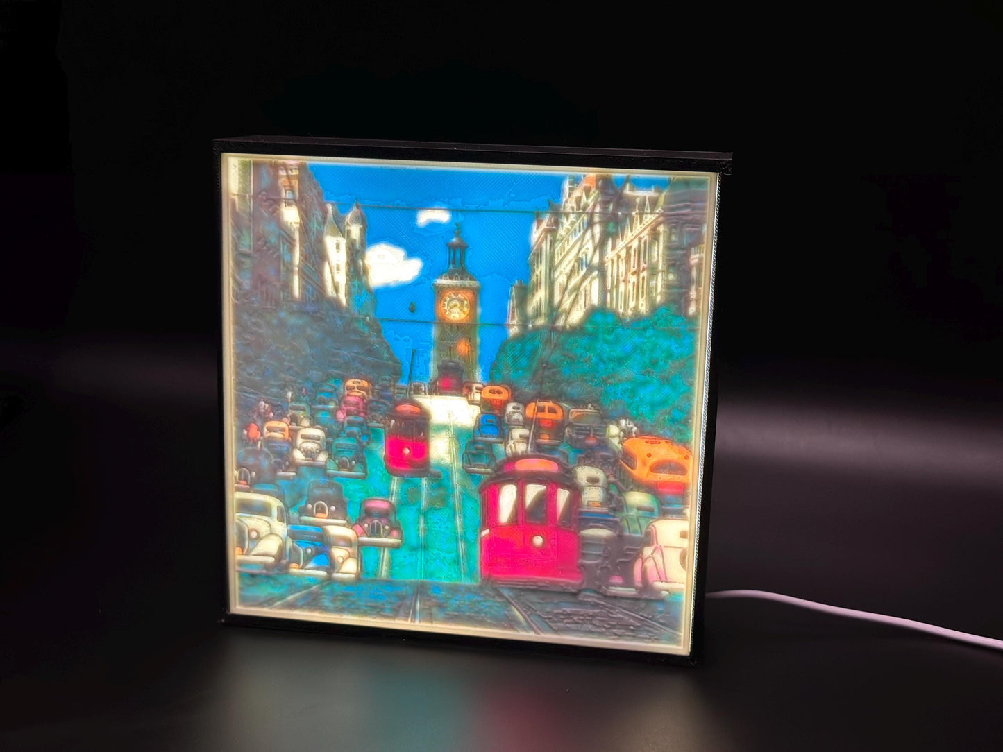 City Vibes LED Lamp Inspired by Urban Ghibli Art