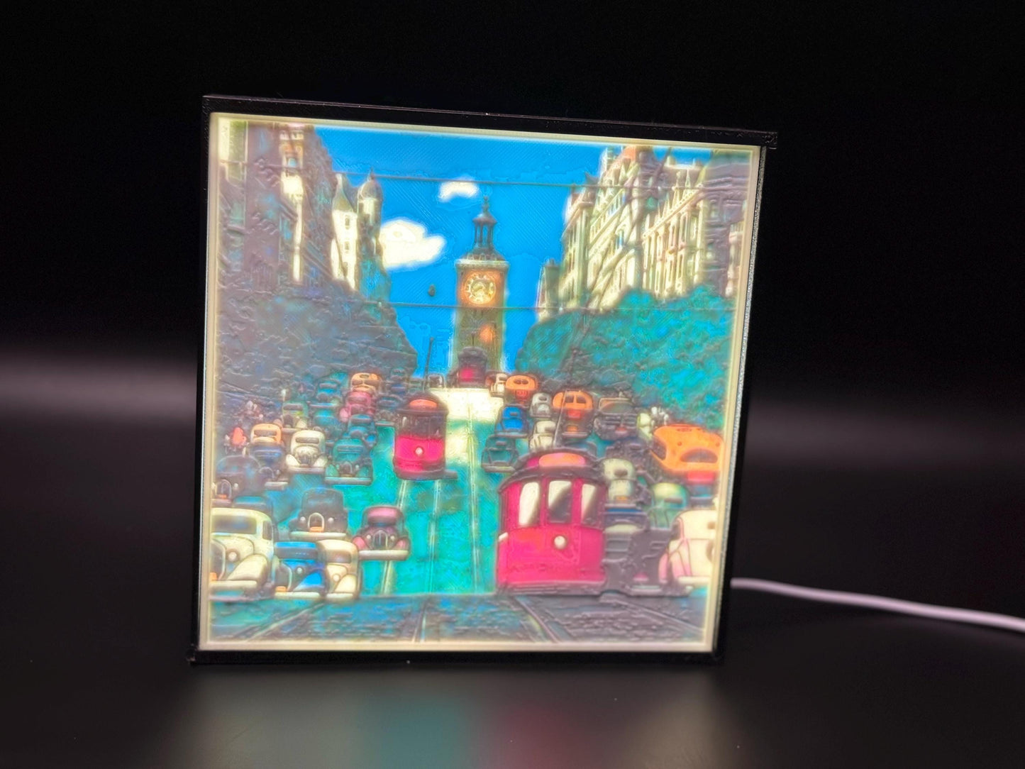 City Vibes LED Lamp Inspired by Urban Ghibli Art
