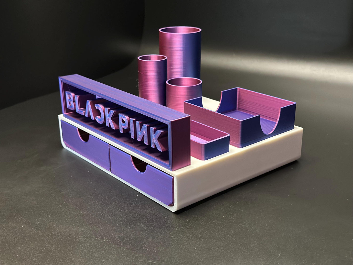 Unique BlackPink K-Pop Desk Organizer with Drawers for Dedicated Fans