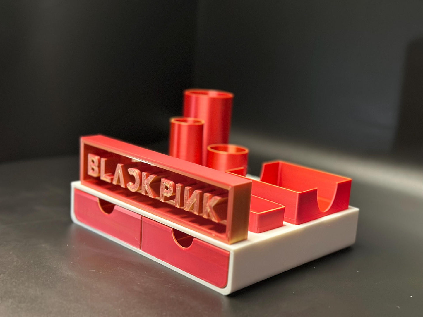 Unique BlackPink K-Pop Desk Organizer with Drawers for Dedicated Fans