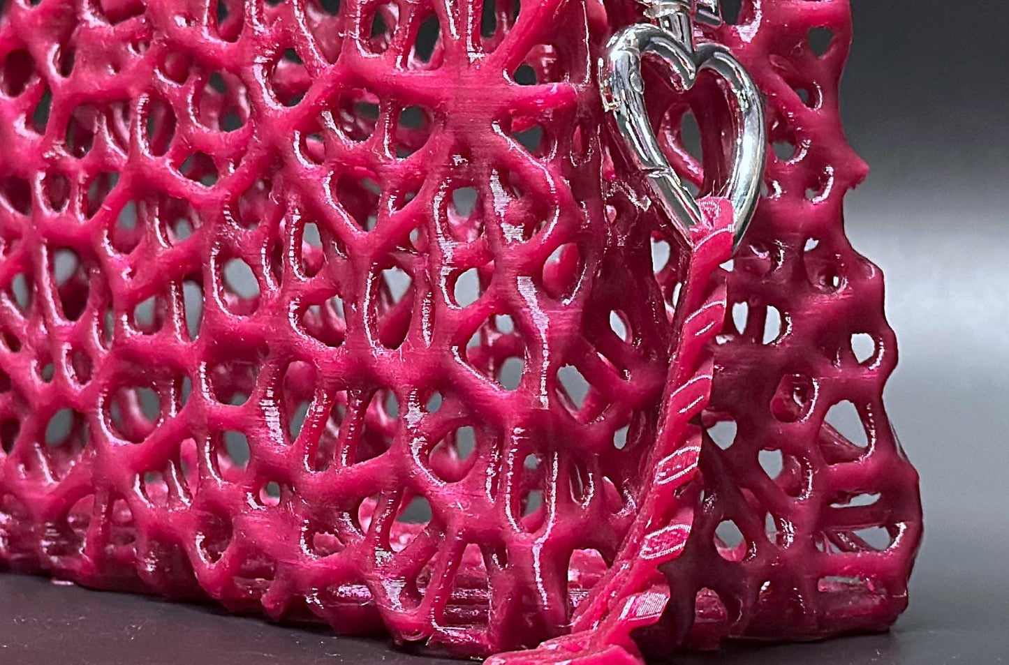 Wine Red Ocean-Inspired Eco Purse with Sustainable Materials