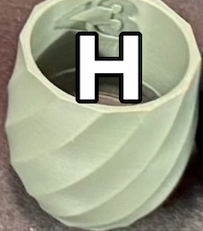 Eco Friendly Planter – 3D Printed Spiral Ribbon Pot with Liner | Sustainable Design