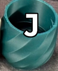 Eco Friendly Planter – 3D Printed Spiral Ribbon Pot with Liner | Sustainable Design