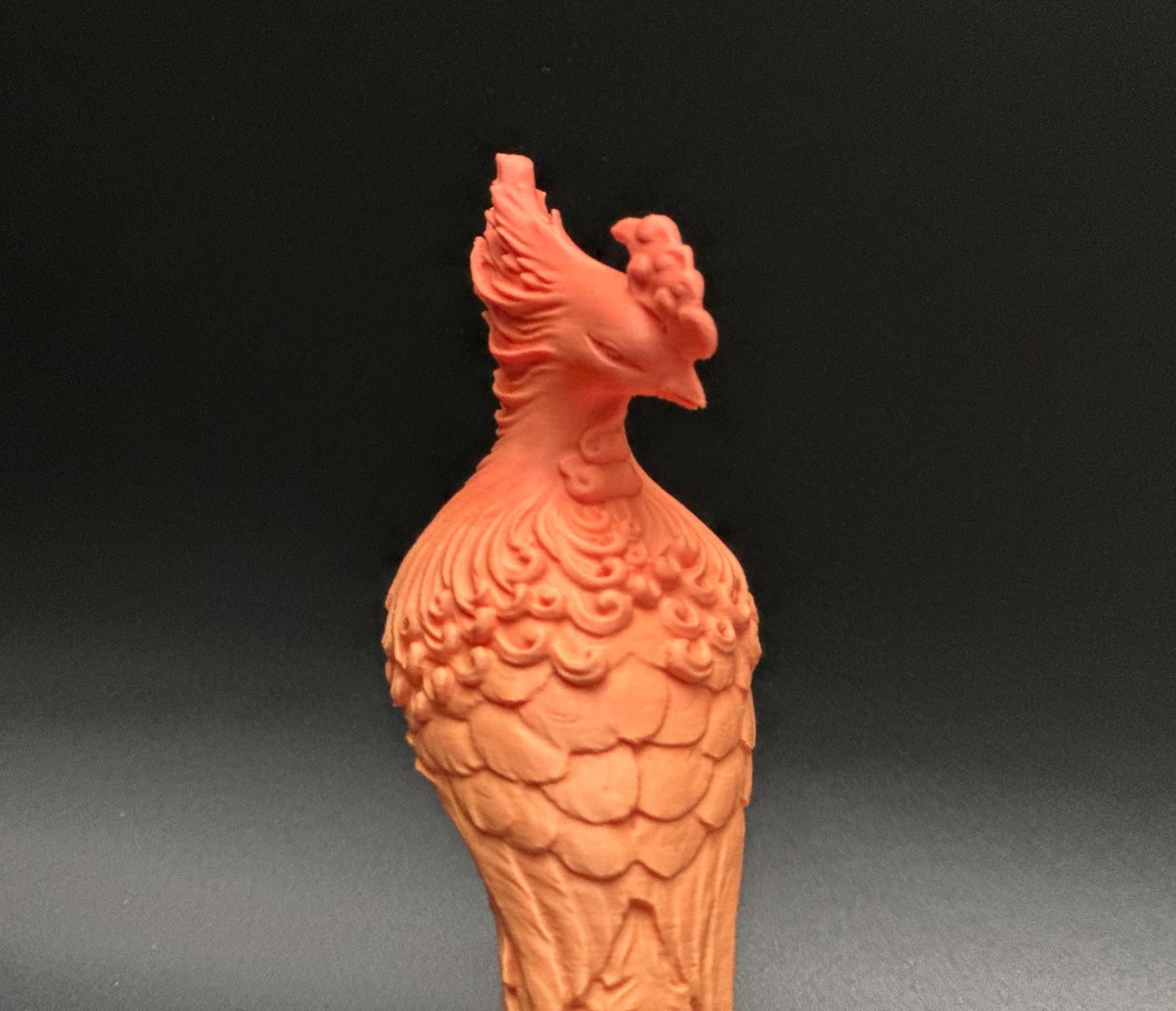 Mystical Phoenix LED Lamp: Glowing Firebird with Flame Effect - Unique Fantasy Home Decor Gift