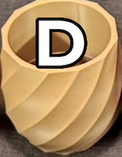 Eco Friendly Planter – 3D Printed Spiral Ribbon Pot with Liner | Sustainable Design