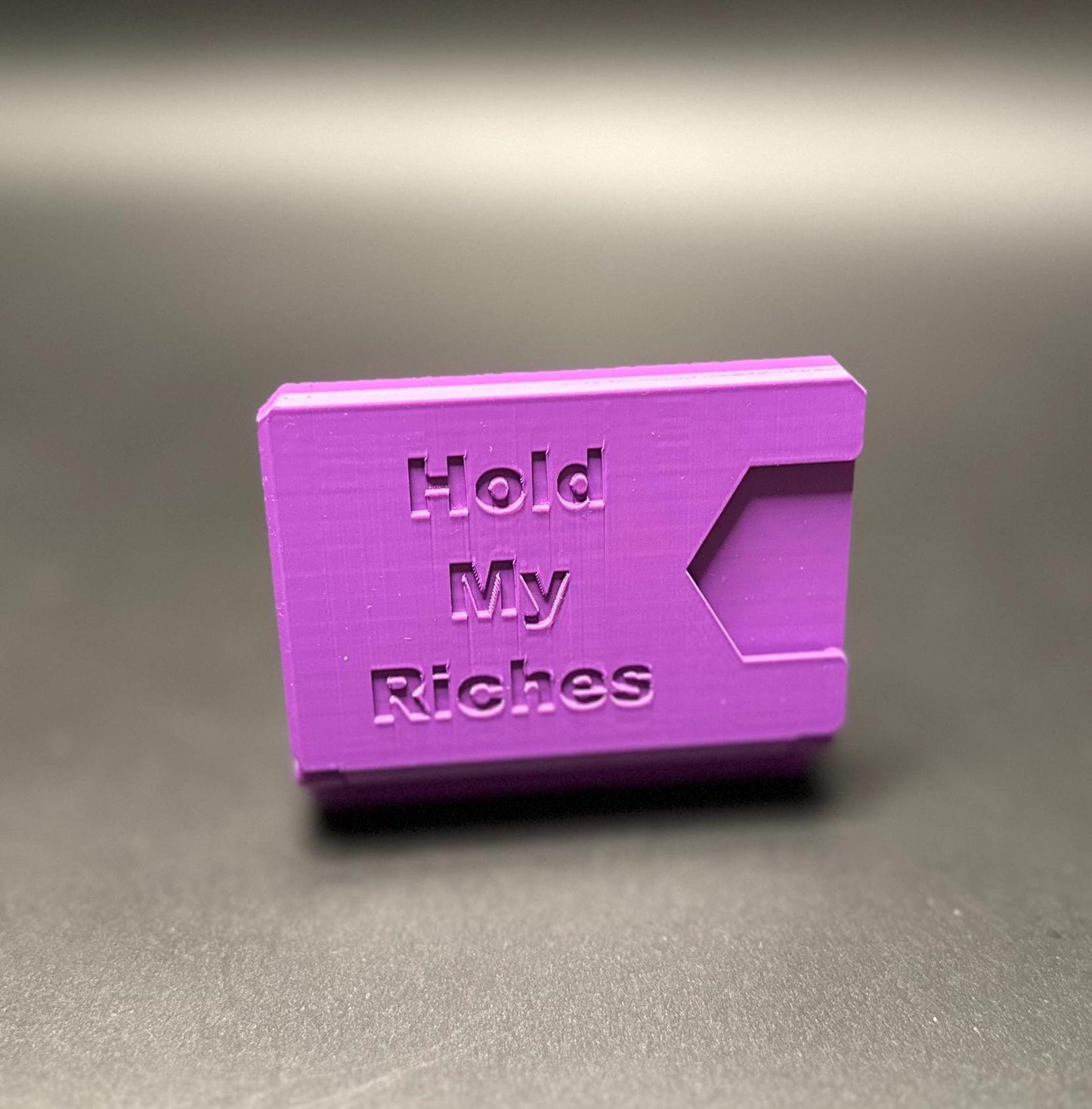 Unique Personalized Purple Trifold Wallet - Make It Yours