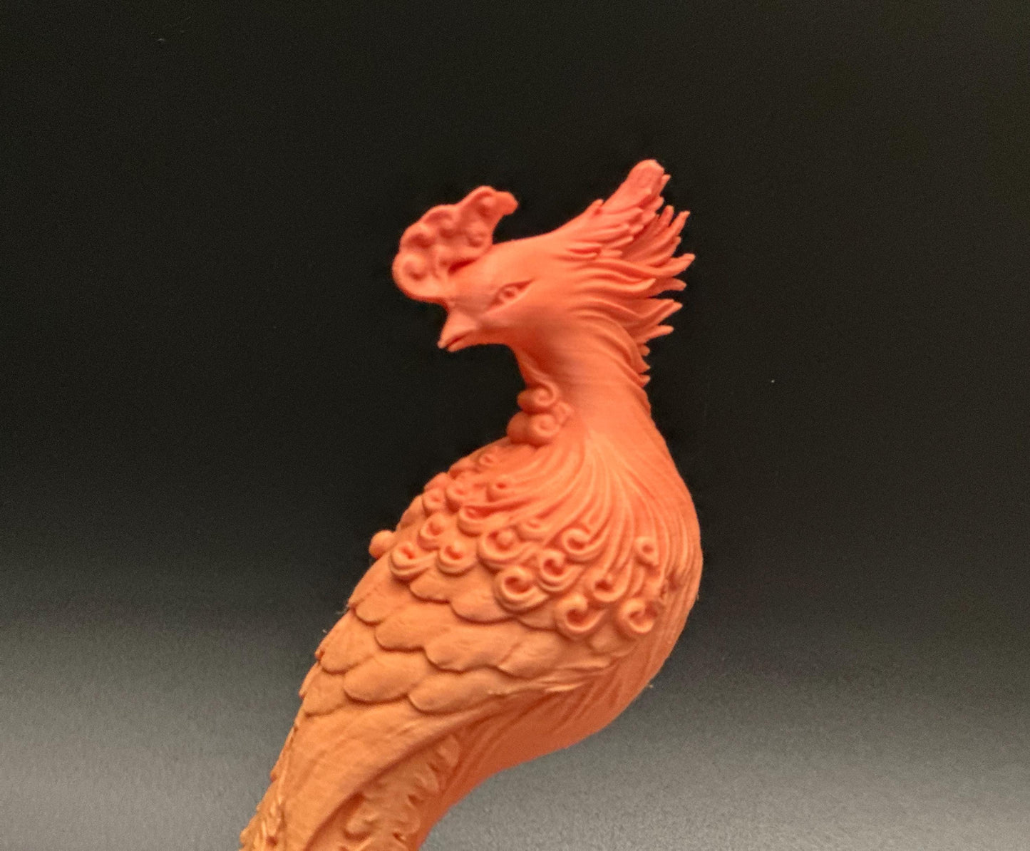Mystical Phoenix LED Lamp: Glowing Firebird with Flame Effect - Unique Fantasy Home Decor Gift