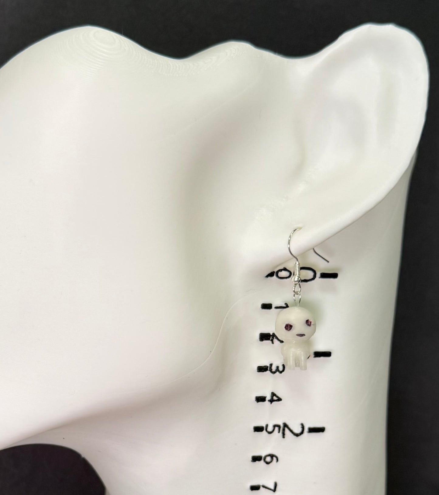 Mystical Glowing Kodama Forest Spirit Earrings: Enchanting Fantasy Jewelry for Anime & Nature Lovers