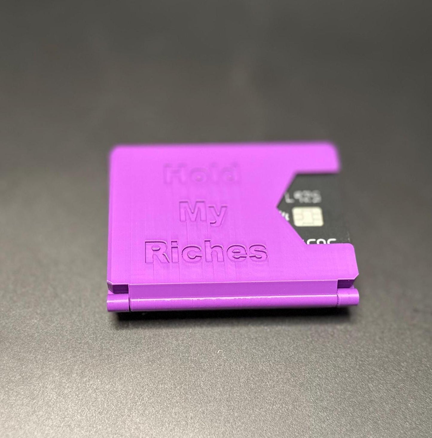 Unique Personalized Purple Trifold Wallet - Make It Yours