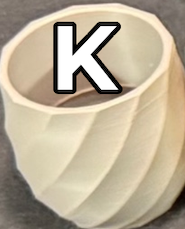 Eco Friendly Planter – 3D Printed Spiral Ribbon Pot with Liner | Sustainable Design