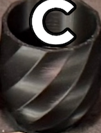 Eco Friendly Planter – 3D Printed Spiral Ribbon Pot with Liner | Sustainable Design