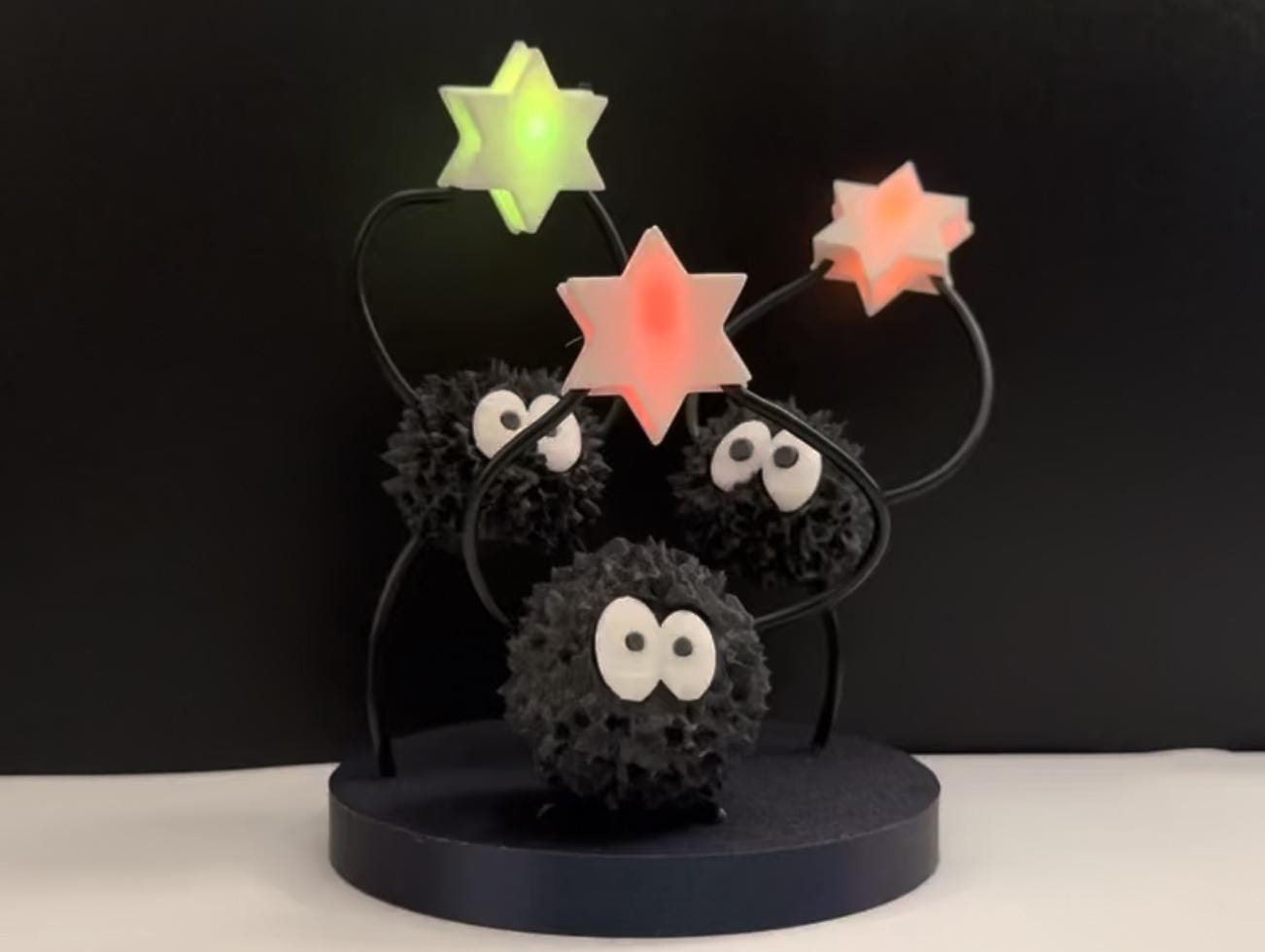 Soot sprites from the front