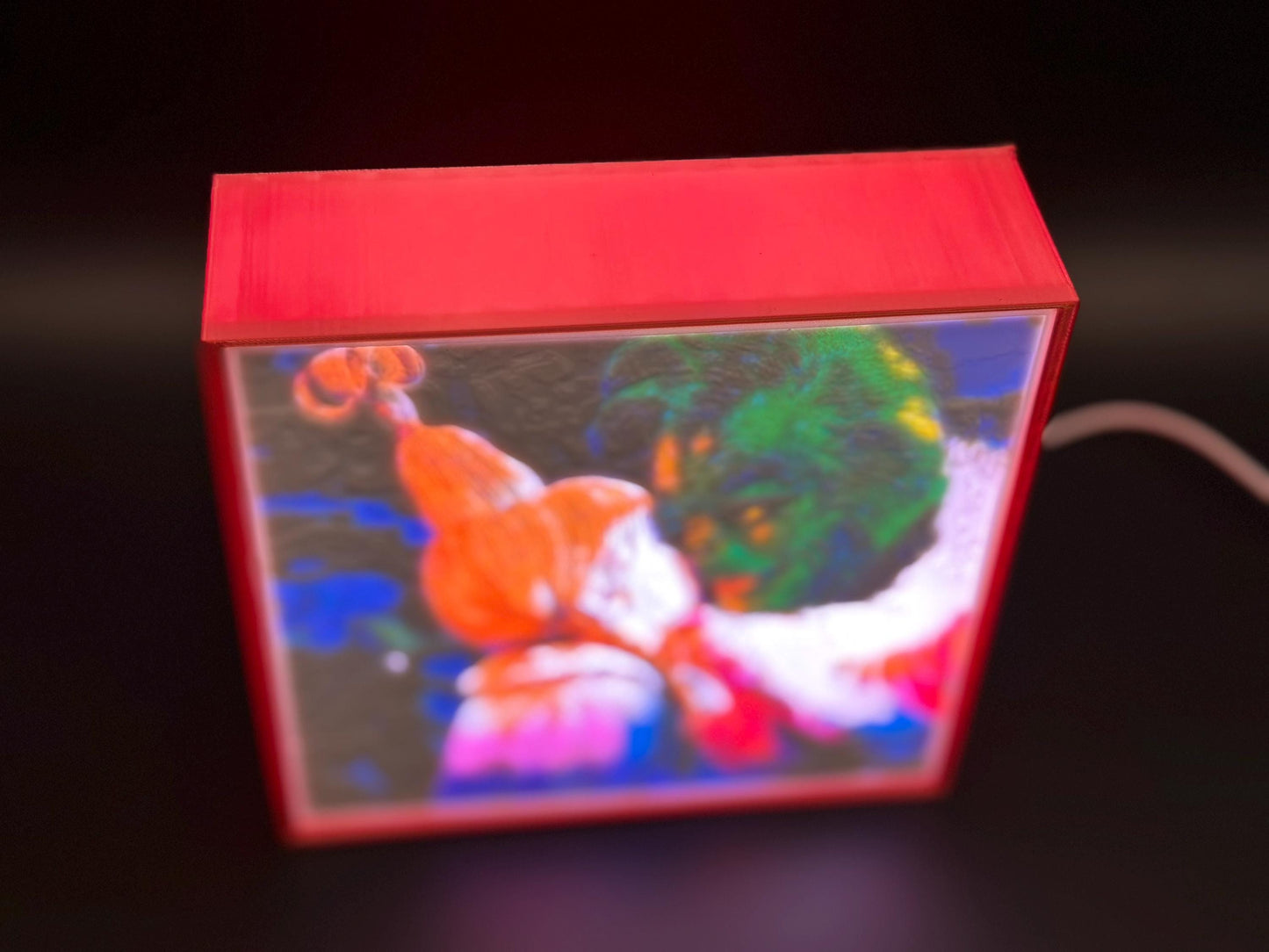 Cozy Christmas Lithophane Lamp with Heartwarming Holiday Design Grinch